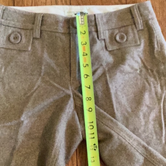 Banana Republic brown wool blend wide leg cropped pants. Women’s size 4 - Picture 11 of 16